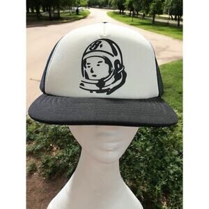 NWT Billionaire Boys Club Helmet Trucker Hat Black and White Color way OSFA